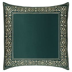 Balmoral European Pillow with Sham Emerald Green
