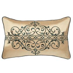 Balmoral Piped Rectangle Pillow Antique Gold