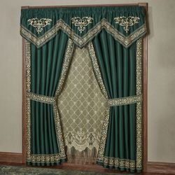 Balmoral Ascot Valance Emerald Green 32 x 22