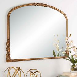 Lillian Wall Mirror Antique Gold