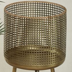 Foster Planters Gold Set of Two