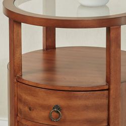 Louis Side Cabinet Regal Walnut