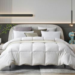 Farm to Home Organic Cotton Down Comforter White