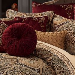 Bordeaux Comforter Set Crimson