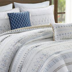 Fraser Comforter Bed Set White