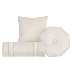Aragon Decorative Pillows Ivory Set of Three