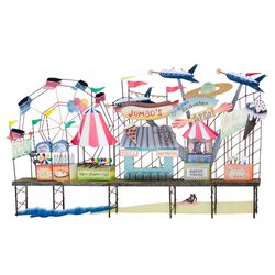 At the Boardwalk Wall Sculpture Multi Pastel