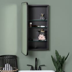 Hadley Medicine Cabinet Black