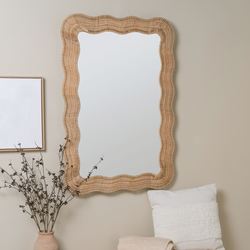Linden Rectangular Wall Mirror Natural