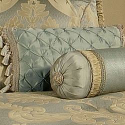 Duchess Tasseled Tailored Pillow Seafoam Rectangle