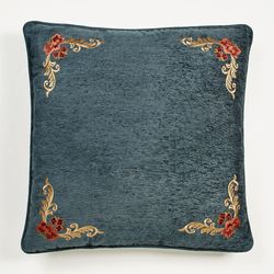Casanova European Pillow with Sham Dark Teal