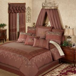 Eastleigh Comforter Set Ruby