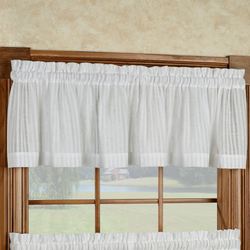 Bay Breeze Semi Sheer Tailored Valance 72 x 14
