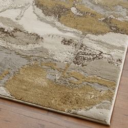 Carine Aura Rectangle Rug Gold
