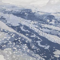 Clio Rectangle Rug Blue