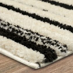 Terra Rectangle Rug Black