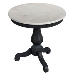 Crowder Round Accent Table Antique Black