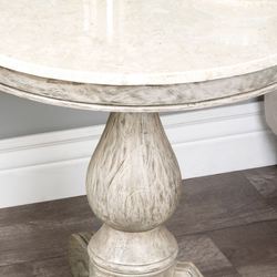 Crowder Round Accent Table Gray