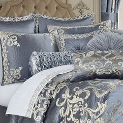Dicaprio Comforter Set Powder Blue