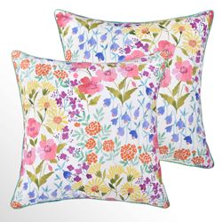 Jules Floral Reversible European Sham Multi Bright