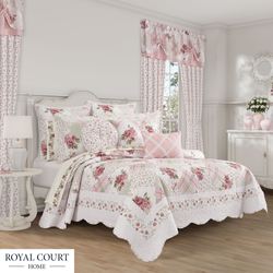 Bungalow Quilt Set Pink