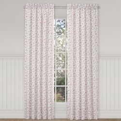 Bungalow Tailored Curtain Pair Pink 82 x 84