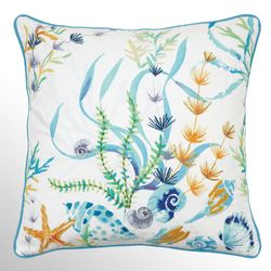 Marlowe Sound Piped Pillow Multi Cool 18 Square