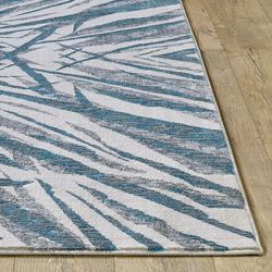 Chesney Rectangle Rug Blue
