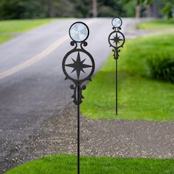 Pathways Compass Reflective Driveway Marker Stakes Set of Two