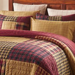 Connell Patchwork Quilt Multi Warm