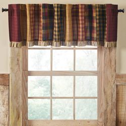 Connell Patchwork Valance Multi Warm 72 x 18