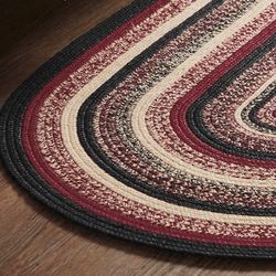 Connell Oval Rug Dark Red 3 x 5 Oval