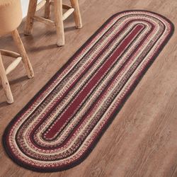 Connell Oval Rug Runner Dark Red 110 x 66 Oval