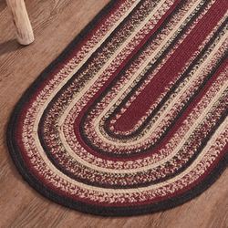 Connell Oval Rug Runner Dark Red 110 x 66 Oval