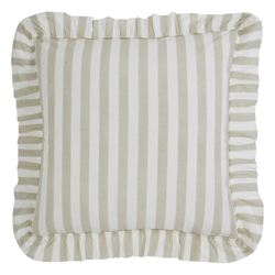 Finders Keepers Ruffled Flanged European Sham Khaki