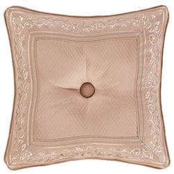 Rosewater Tufted Pillow Blush 18 Square