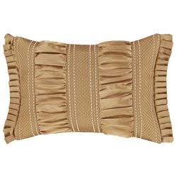 Aurelia Flanged Rectangle Pillow Gold