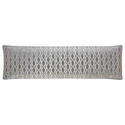 Barocco Jumbo Rectangle Pillow Sterling Blue
