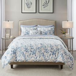 Sofia Comforter Bed Set Blue