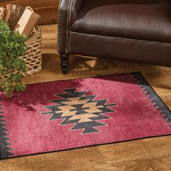 Red Dawn Washable Rectangle Rug 38 x 24