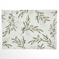 Olive Leaves Placemats Sage Set of Four