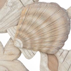 Shell Cluster Wall Art Sculpture Whitewash