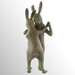 First Dance Bunny Garden Sculpture Taupe