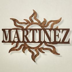 La Vida Sol Personalized Wall Art Sign Multi Metallic