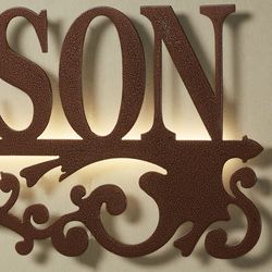 Lucius LED Personalized Wall Art Sign
