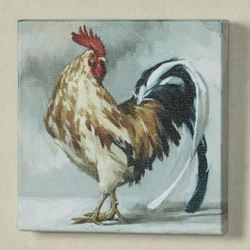 Gregory Peck Rooster Canvas Wall Art Multi Cool