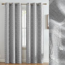Kilgore Grommet Curtain Pair Gray