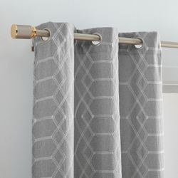 Kilgore Grommet Curtain Pair Gray