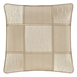 Brando III Reversible Piped Pillow Natural 18 Square
