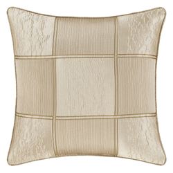 Brando III Reversible Piped Pillow Natural 20 Square